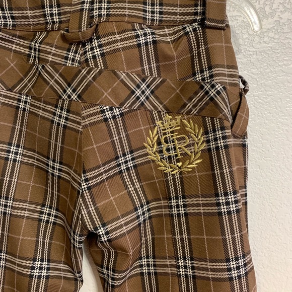 plaid ski pants